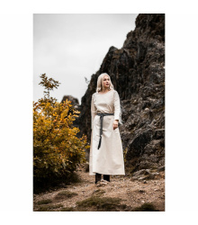 Damen Kleid Alvilda mit Rundhalsausschnitt – Mittelalter XL