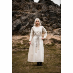 Damen Kleid Alvilda mit Rundhalsausschnitt – Mittelalter XL