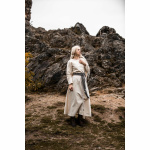 Damen Kleid Alvilda mit Rundhalsausschnitt – Mittelalter XL
