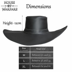 "Alatriste" Lederhut schwarz XL