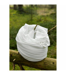 Mittelalter Schal Baumwolle Crinkle-Effekt unisex Natur