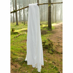 Mittelalter Schal Baumwolle Crinkle-Effekt unisex Natur