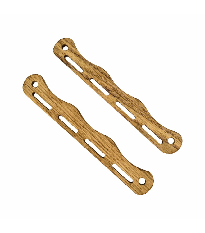 1 Paar Wikinger Taschenbügel Eiche "Haithabu" 20 cm