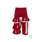 Landsknecht-Hose Weiß/Rot Yoremade – Renaissance Breeches L