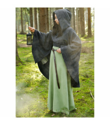 Mittelalter Cape mit Kapuze Baumwolle "Morgana"