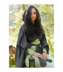 Mittelalter Cape mit Kapuze Baumwolle "Morgana"