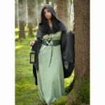 Mittelalter Cape mit Kapuze Baumwolle "Morgana"