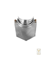 Landsknecht Gorget 1,6 mm Stahl