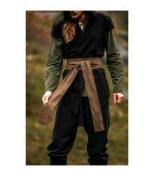 Mittelalter Stoffgürtel Leinen Wickelgürtel Unisex "Torben"
