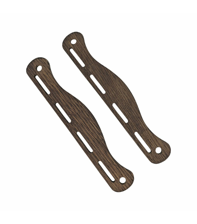 1 Paar Wikinger Taschenbügel Eiche dunkel "Birka" 20 cm