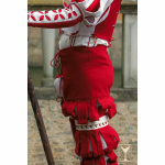 Landsknecht-Hose Weiß/Rot Yoremade – Renaissance Breeches M