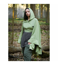 Mittelalter Cape mit Kapuze Baumwolle "Morgana"...