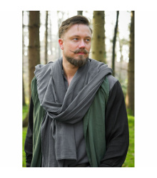 Mittelalter Schal Baumwolle Crinkle-Effekt unisex