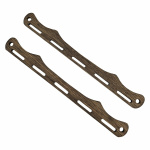 1 Paar Wikinger Taschenbügel Eiche dunkel "Haithabu" 27 cm