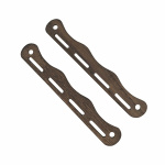 1 Paar Wikinger Taschenbügel Eiche dunkel "Haithabu" 20 cm