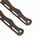 1 Paar Wikinger Taschenbügel Eiche dunkel "Haithabu" 20 cm