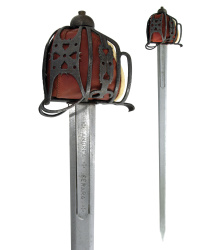Schottisches Breitschwert mit Korbgefäß, Antikversion