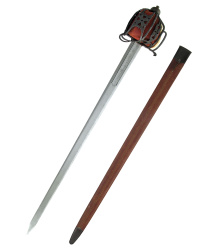 Schottisches Breitschwert mit Korbgefäß, Antikversion
