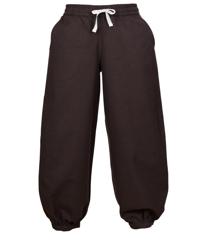 Weite Mittelalterliche Kinderhose Thore, braun Größe 146