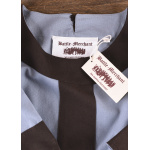 Mittelalterkleid Gudrun, blaugrau/braun