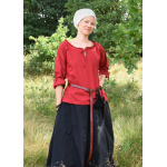 Mittelalter Bluse Birga mit 3/4 Arm, rot
