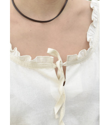 Mittelalter Bluse Birga mit 3/4 Arm, natur