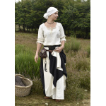 Mittelalter Bluse Birga mit 3/4 Arm, natur