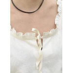 Mittelalter Bluse Birga mit 3/4 Arm, natur