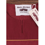 Wikinger Tunika Ove mit Fischgrätmuster, weinrot