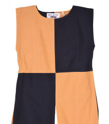 Mittelalter Waffenrock Eckhart, Mi-Parti, gelb/schwarz