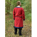 Mittelalterliche Tunika Vallentin, rot/blau