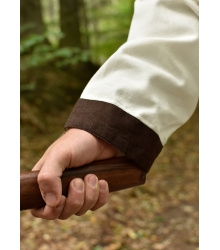 Mittelalterliche Tunika Vallentin, natur/braun