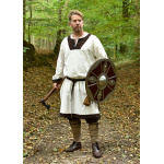 Mittelalterliche Tunika Vallentin, natur/braun
