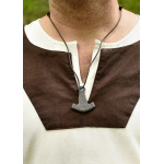 Mittelalterliche Tunika Vallentin, natur/braun