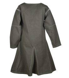 Mittelalter Kragelund Tunika Askur, langarm, olivgrün