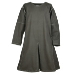 Mittelalter Kragelund Tunika Askur, langarm, olivgrün