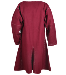 Mittelalter Kragelund Tunika Askur, langarm, weinrot