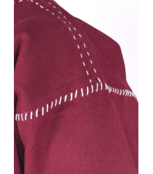 Mittelalter Kragelund Tunika Askur, langarm, weinrot