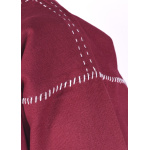 Mittelalter Kragelund Tunika Askur, langarm, weinrot