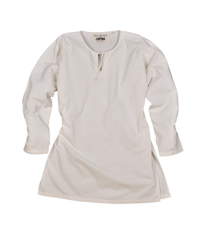 Einfache Mittelalter-Tunika Gunther, langarm, natur