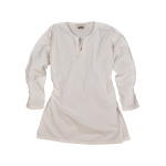 Einfache Mittelalter-Tunika Gunther, langarm, natur