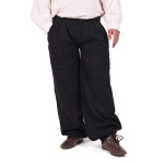 Weite Mittelalter-Hose Hermann, schwarz