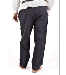 Einfache Mittelalter-Hose Hagen, schwarz
