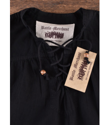 Mittelalter-Hemd Ludwig, schwarz