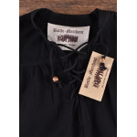 Mittelalter-Hemd Ludwig, schwarz