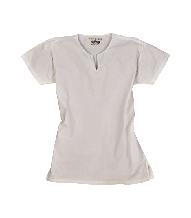 Einfache Mittelalter-Tunika Sigmund, kurzarm, natur