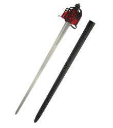 Schottisches Schaukampf-Breitschwert mit Korbgriff