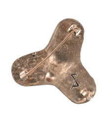 Wikinger Kleeblattfibel Värnamo, Brosche, Gewandschliesse