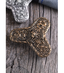 Wikinger Kleeblattfibel Värnamo, Brosche, Gewandschliesse