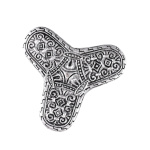 Wikinger Kleeblattfibel Värnamo, Brosche, Gewandschliesse